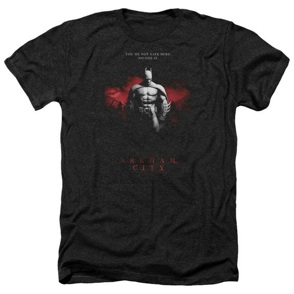 Arkham City - Standing Strong - Heather Short Sleeve Shirt - XX-Large