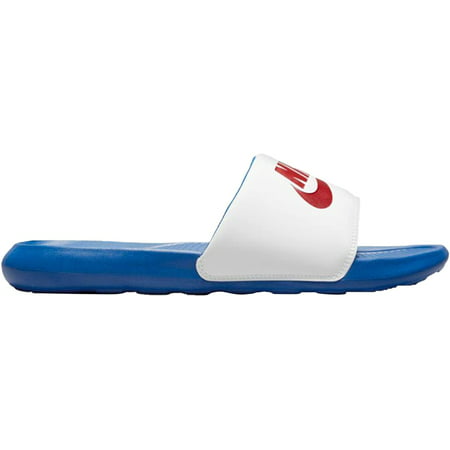 Nike Men's Victori One Slide White/University Red-Royal (CN9675 104 ...