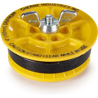 Cherne 271543 Steel Mechanical Econ-O-Grip Test Plug 4in - Walmart.com
