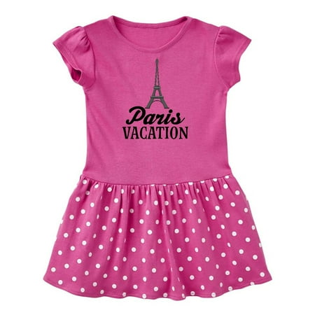 

Inktastic Paris Vacation Travel Trip Gift Baby Girl Dress