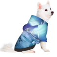 thumbnail image 5 of Cauagu Night At Lake Aurora 1 Pattern Winter Pet Hoodie Sweatshirts- Dog Hoodie Sweater with Leash Hole - Cute Dog Hoodie - Pet Clothes Puppy Cat Custume -Medium, 5 of 8