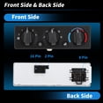 thumbnail image 6 of Unique Bargains A/C Heater Climate Control Module for Peterbilt 384 Cab 2008-2015 HVAC Control Switch Panel Replace No.Q216012/5995000/501410535, 6 of 7