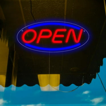 CTTNLS OPEN Neon Sign LED Business Neon Open Sign Wall Light Art Decor Novel Night Neon Lamps Powered by USB Wire for Bars, Stores, Coffee Shop, Hotel, Outdoor Decorations
