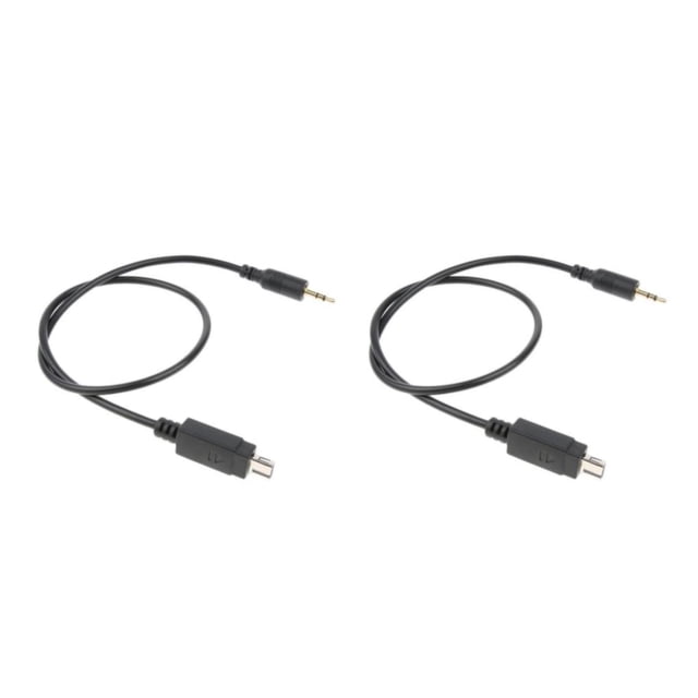 VONKY 2.5mm DC2 Remote Shutter Release Cable D7200 D750 D90 for D7500 D5600 Style A 2Set