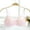 Pink, variant on Lace Bra for Women Full Coverage No Underwire Bras Adjustable Gathering Bras Comfortable Breathable Solid Color Push Up Bra