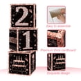 thumbnail image 3 of Cheinxy Sweet 21st Birthday Party Decorations Boxes With Birthday Banner for Girls- 4PCS Rose Gold Happy 21st Birthday Balloons Boxes,21 Year Old Party Supplies for Girls, 3 of 6