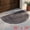 Black, variant on Unique Bargains Half Circle Indoor Retro Non-Slip Welcome Rug Light Brown 35" x 24"