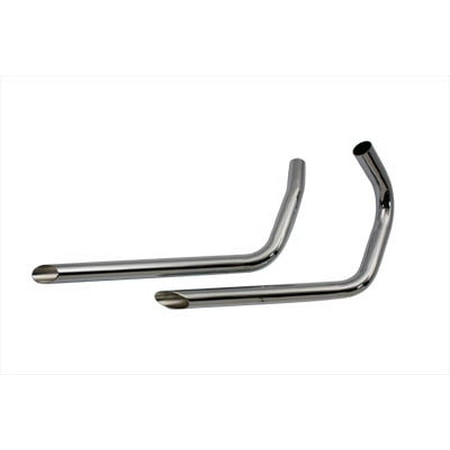 Exhaust Drag Pipe Set Slash Cut Ends,for Harley Davidson,by (Best Harley Exhaust For Performance)
