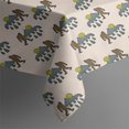 thumbnail image 6 of Light Pink Bigfoot and Mountain Pattern Rectangle Tablecloth 60"x102",Waterproof Polyester Rectangle Table Cloth, Wipeable Spillproof Polyester Tablecloth for Dining, Camping, Indoor and Outdoor, 6 of 6
