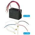 thumbnail image 3 of Capacitor de ventilador de techo CBB61, 1 set 4.5+6+6uF 250VAC 4 cables con interruptor de ventilador de 3 velocidades, 3 of 6