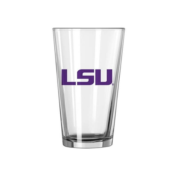 Logo Brands 162-G16P-1A LSU Alternate 16 oz Gameday Pint Glass
