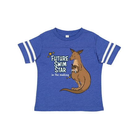 

Inktastic Kangaroo Future Swim Star In The Making Gift Toddler Boy or Toddler Girl T-Shirt