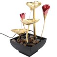 thumbnail image 1 of Decoración De Escritorio De Fuente De Agua, Diseño Silencioso USB Decoración De Fuente De Cascada Riqueza Artesanal Fina Con Luz LED Para Dormitorio Para El Hogar, 1 of 7