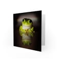 thumbnail image 2 of Birthday Animal Green Frog Smiling Greetings Card Plus Envelope Blank inside, 2 of 3