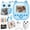 Blue, variant on Niteris Children Digital Camera, 1080P 2.4 inch Kids Instant Print Camera with Print Paper, SD Card, Color Pens for 3-12 Year Old Boys Girls, Pink
