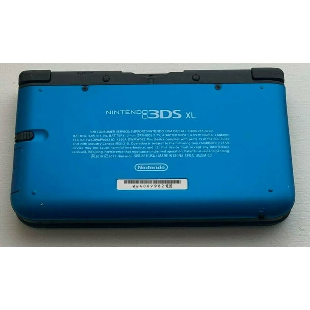 Upgraded! Nintendo 3DS XL Blue Console (New Shell) with Stylus