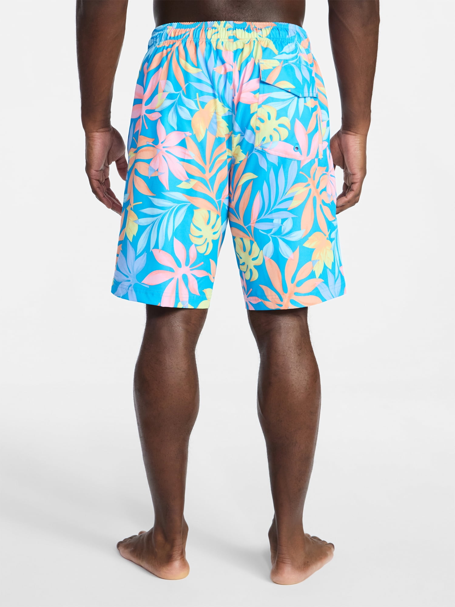 George Men's and Big Men's E-Board Swim Trunks with UPF 50+, 9" Inseam, Sizes S-3XL