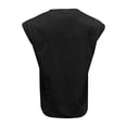 thumbnail image 4 of Mens Muscle Sleeveless Shirts Casual Cotton Workout Tank Tops Cut Off Shirts Gym Running Loose Fit Streetwear Top Black XXXL, 4 of 6