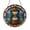 Acrylic 3.5 Inch, variant on Mosaic Hourglass Stained Glass Window Panel – Decorative Accent