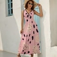 thumbnail image 2 of Leopard Print Pattern Art Sleeveless Dress Women's Summer Suit Dresses for Women 2025 Luxury Party Dress, 2 of 7