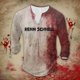 thumbnail image 2 of Playeras De Hombre De Gran Tamaño, Moda De Verano Para Hombre, Informal, Con Cierre, Estampado Digital 3D, Camiseta De Manga Larga, 2 of 4