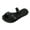 Black, variant on Women's Slide Sandals Arch Support Flip Flops Toe Ring Walking Orthotic Thong Sandal Shoes Size 7.5