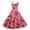 Hot Pink, variant on Valentine's Day Dress for Women Sleeveless Spaghetti A Line Strap Dresses Print Casual Scoop Neck Midi Summer Sundress Watermelon Red 2XL