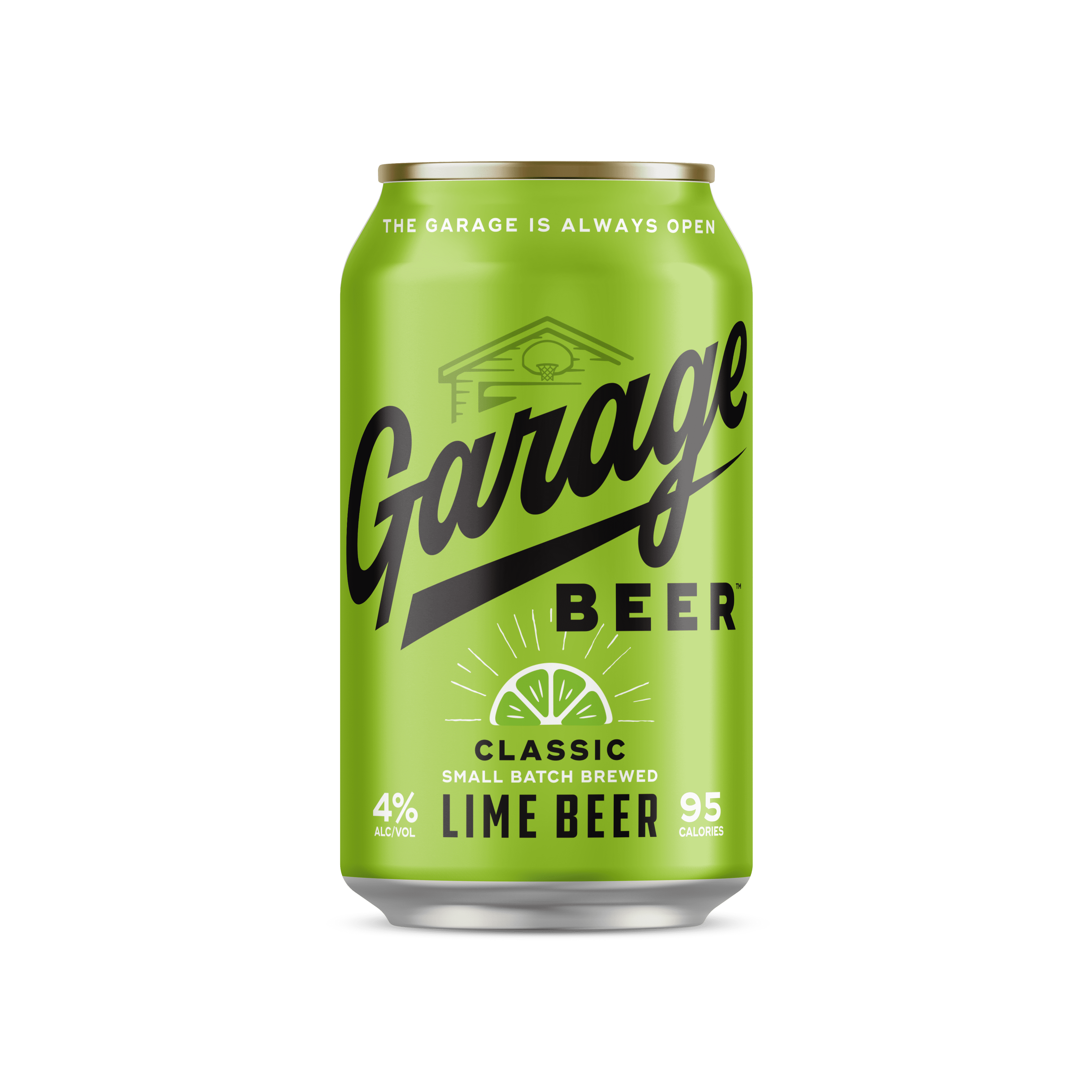 Garage Beer Lime 12 pack 12 fl oz Cans, 4% ABV