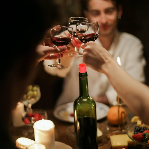 VORCOOL Reusable Bottle Stoppers Silicone Preserve Freshness and Flavor Glass Bottles 8 Pcs