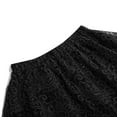 thumbnail image 4 of Teissuly Women's Retro Patchwork Solid Color Elegant Lace A-line Skirt, 4 of 5