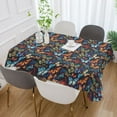 thumbnail image 5 of JSTEL Various Colorful Butterfly Table Cloth Square 54 x 54 Inch Tablecloth Anti Wrinkle Table Cover for Dining Kitchen Parties, 5 of 6
