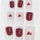 thumbnail image 5 of 24pcs False Nails Full Cover Press On Fake Nails Tips Coffin Fake Nails for WomenP132, 5 of 5