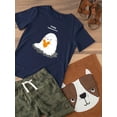 thumbnail image 3 of Happy Halloween Ghost Heart T-Shirt Toddler -Image by Shutterstock,  2 Toddler, 3 of 4