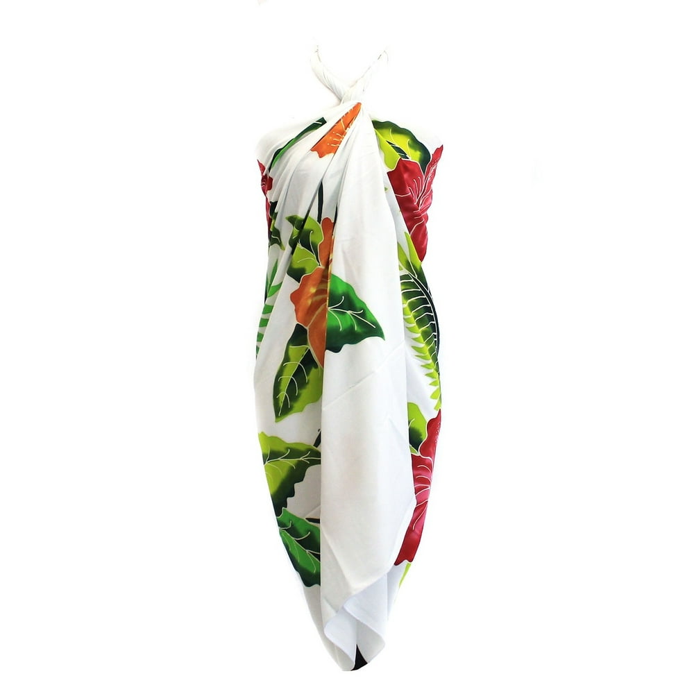 Hawaii Hangover Hand Painted Hawaii Sarong Dress Swim Cover up Beach