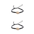 thumbnail image 1 of Minnieouse 1 juego de pulseras trenzadas, de concha hecha a mano ajustable bohemia, conjuntos de joyería hechos a mano coloridos para el vestido Type2 NO2, 1 of 6
