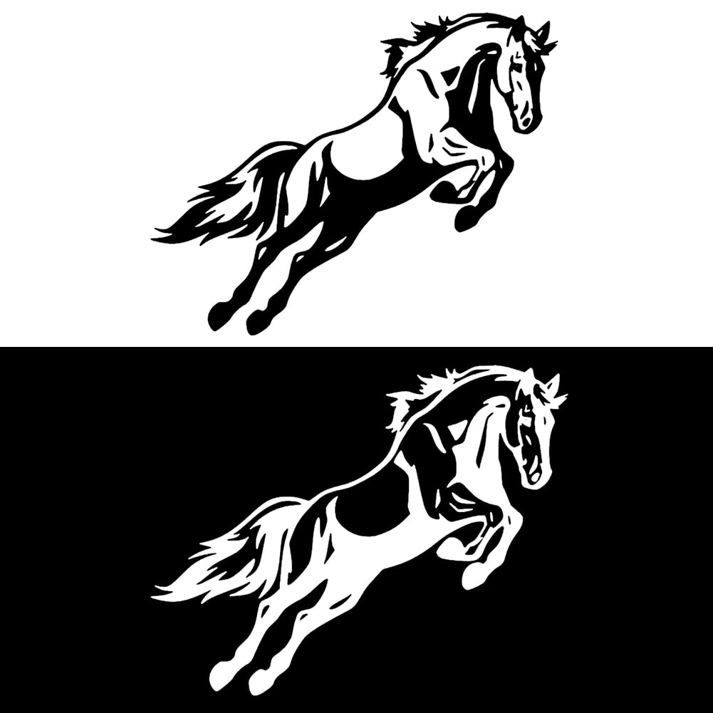 Horse 3.5" Sticker Decal Car 3D Reflective window Truck Love Equestrian Mustang 