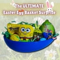 thumbnail image 6 of Happy Easter Basket Pre-Filled Surprise Jumbo Egg w/ Spongebob Plush Balloon Eggs Peeps Candies & Reusable Plastic Egg-Shaped Container Spring Party Favors (Contents Vary), 6 of 7