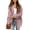 Pink, variant on Women's Long Sleeve Open Front Casual Lightweight Soft Knit Cardigan Sweater Outerwear Women Cardigan Long Sweater Womens Sweater Coat Science Cardigan Zip Front Coat Wrap Jacket for Women Fuzzy Coats