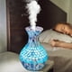 thumbnail image 5 of Humidificador de aire mini con jarrón de porcelana azul y blanca, difusor de aromaterapia portátil USB, humidificador ultrasónico silencioso de escritorio con luces LED de colores para el hogar,, 5 of 5