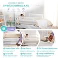 thumbnail image 4 of Regalo Swing Down Double Sided Bed Rail Guard, with Reinforced Anchor Safety System, 4 of 10
