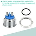 thumbnail image 4 of Unique Bargains M22 110V Panel Mount Waterproof Metal LED Indicator Signal Light Green, 4 of 5
