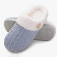 thumbnail image 2 of Women's Slippers Womens House Shoes Ladies Fashion Winter Insulation Closed Toe Flat Bottom Soft Slippers, 2 of 9