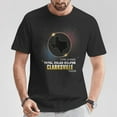thumbnail image 2 of Clarksville Texas Total Solar Eclipse 2024 Graphic Tee Unisex Adult Cotton April 8 Astronomy Event Totality Souvenir Casual Travel T-Shirt, Size 5XL, Color Black, 2 of 4