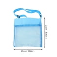 thumbnail image 4 of Kids Breathable Mesh Beach Bag with Adjustable Shoulder Straps for Outdoor Swimming Pool Travel and Sports Gear Storage, 4 of 7