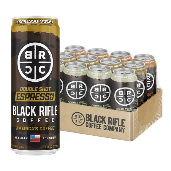 Black Rifle Coffee Company RTD Variety Pack, Ready to Drink for Instant Energy 12 Pack, 11oz, Can