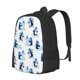 thumbnail image 1 of Balery Penguin Winter Fun Mochila para hombre y mujer - Tela Oxford 600D resistente - Gran capacidad, resistente al agua, ideal para la escuela, viajes y senderismo, 1 of 6