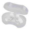 thumbnail image 1 of Almencla Bouchons d'Oreilles de Natation Réutilisables Protection des Oreilles pour Sports Nautiques Surf Hommes Femmes Blanc, 1 of 8