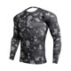 thumbnail image 1 of Naiovety Camisa delgada deportiva de manga larga de estilo informal de diseño Simple para hombre, camisetas estampadas de poliéster con cuello Uniforme atlético Tela escocesa negra L Naiovety OD028984-14, 1 of 6
