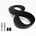 thumbnail image 3 of Lanfini 8 inch Modern Floating House Numbers Large Black Shadow Home Address Garage Gate, 3 of 6