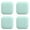 Green2, variant on TOP-MAX 4PCS Square Self-Adhesive Door & Wall Collision Stoppers Soft Gel Door Bumper Mini Doorknob Door Handle Bumper